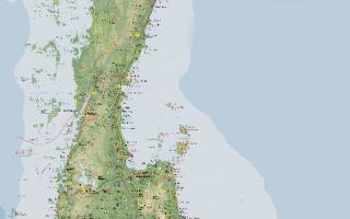 Samui map - attractions, hotels, beaches and much more Detailed map of Samui with attractions