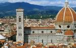 Zemljevid Firenc: najboljši sprehodi po cvetočem mestu Zemljevid znamenitosti Firenc in poti v ruščini