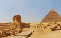 When were the pyramids built in Egypt?