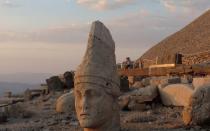 The mystery of stone heads on Mount Nemrut Dag in Turkey