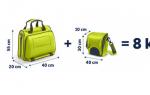 AirBaltic: pravila ručne prtljage Airbaltic com dimenzije ručnog prtljaga