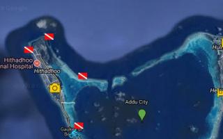 Maldivi na političkoj karti svijeta